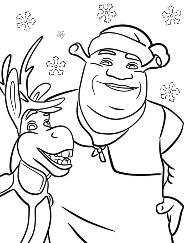 Fise de colorat cu Shrek de colorat p58