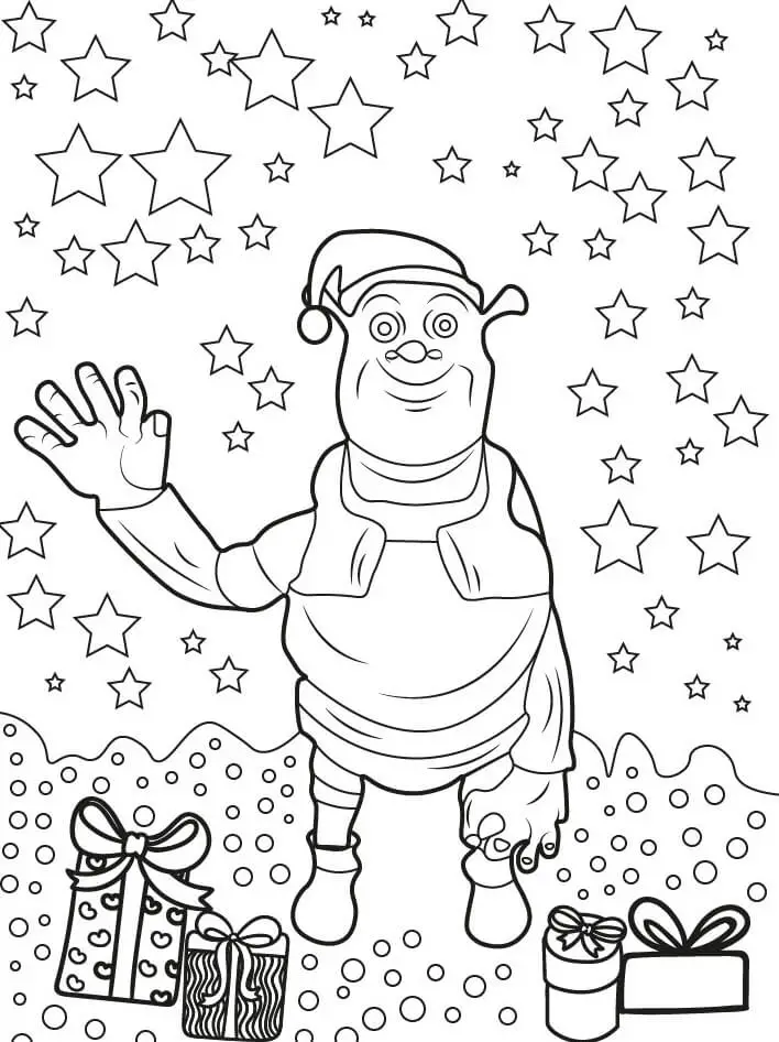 Fise de colorat cu Shrek de colorat p59