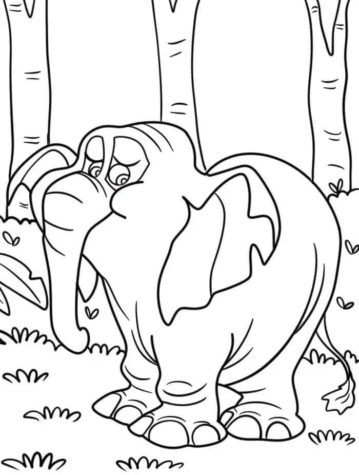 Fise de colorat cu Tarzan de colorat p59