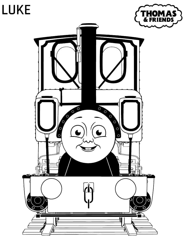 Thomas the train de colorat p05