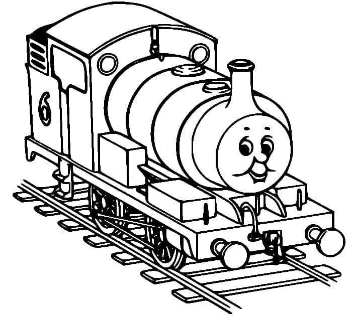 Thomas the train de colorat p06