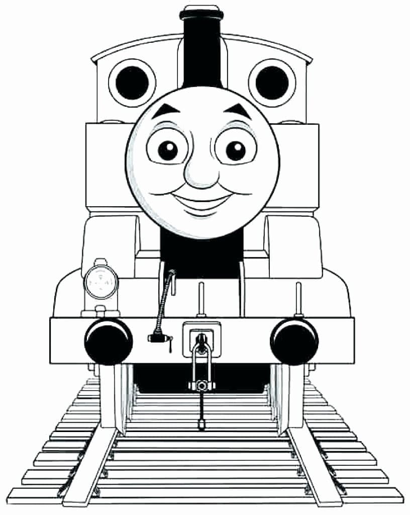 Thomas the train de colorat p11