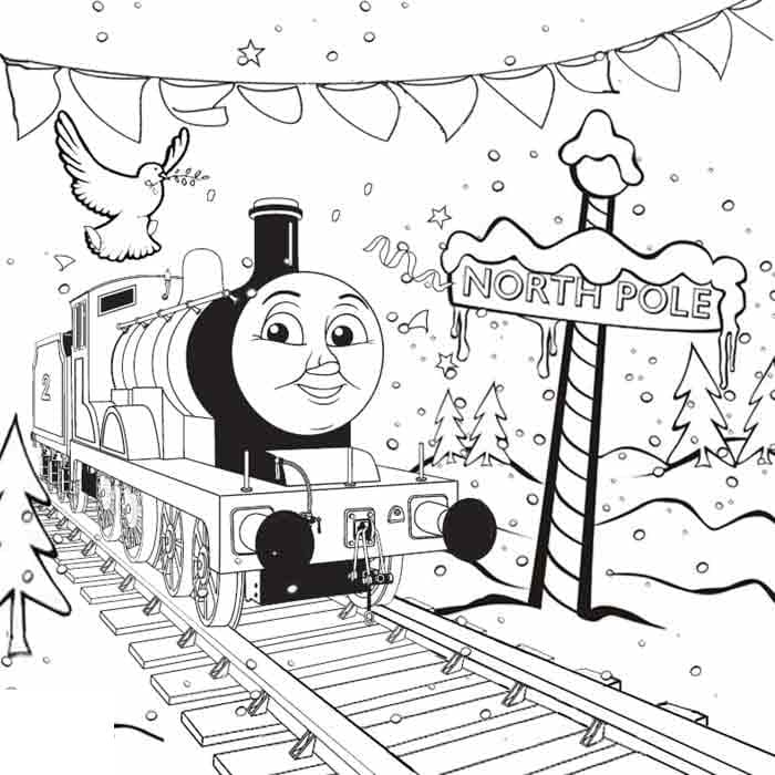 Thomas the train de colorat p21