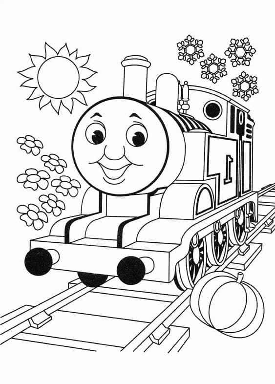 Thomas the train de colorat p22