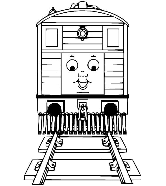 Thomas the train de colorat p28