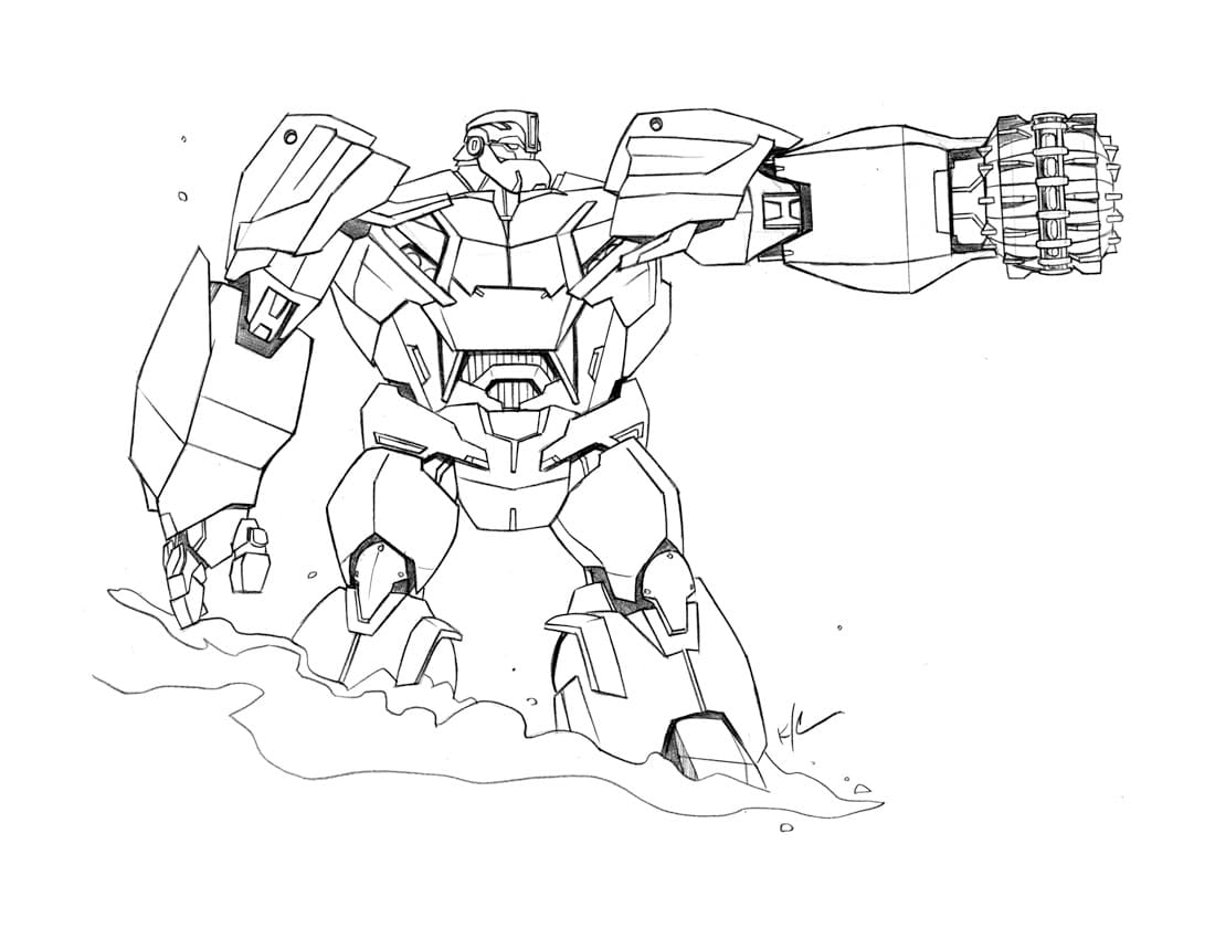 Transformers de colorat p01