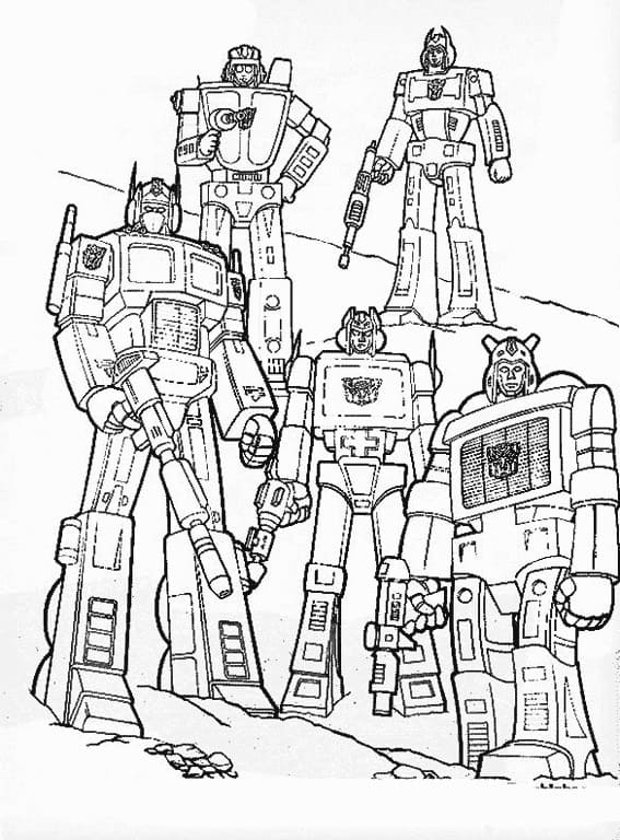 Transformers de colorat p10