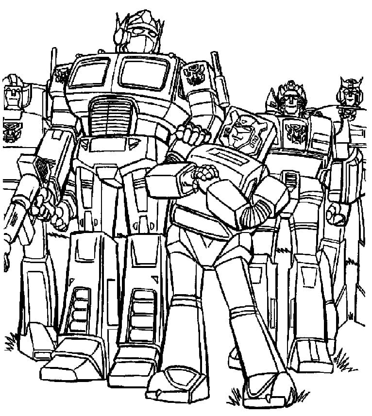 Transformers de colorat p11