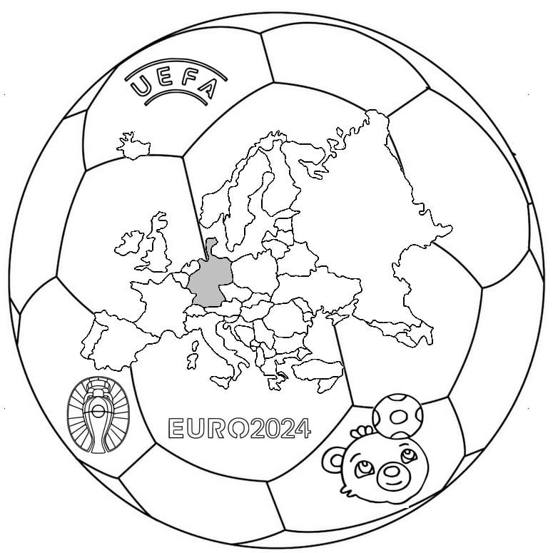 Uefa euro 2024 de colorat p02