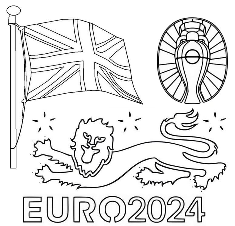 Uefa euro 2024 de colorat p03