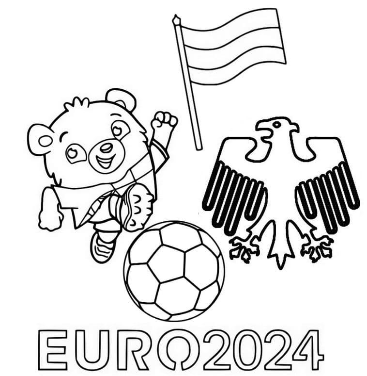Uefa euro 2024 de colorat p05