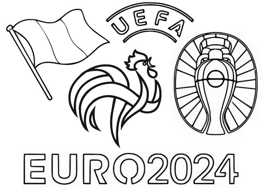 Uefa euro 2024 de colorat p06