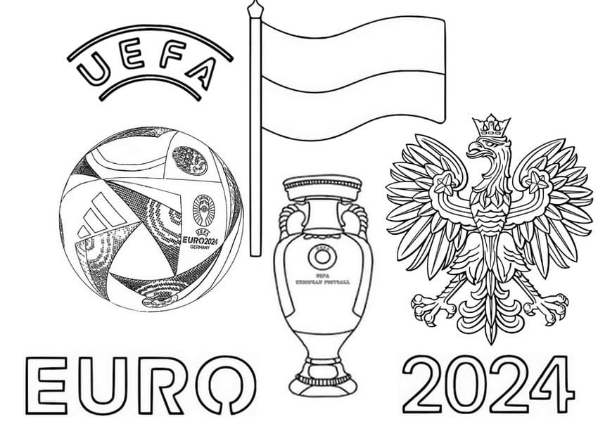 Uefa euro 2024 de colorat p07