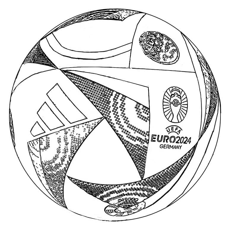 Uefa euro 2024 de colorat p15