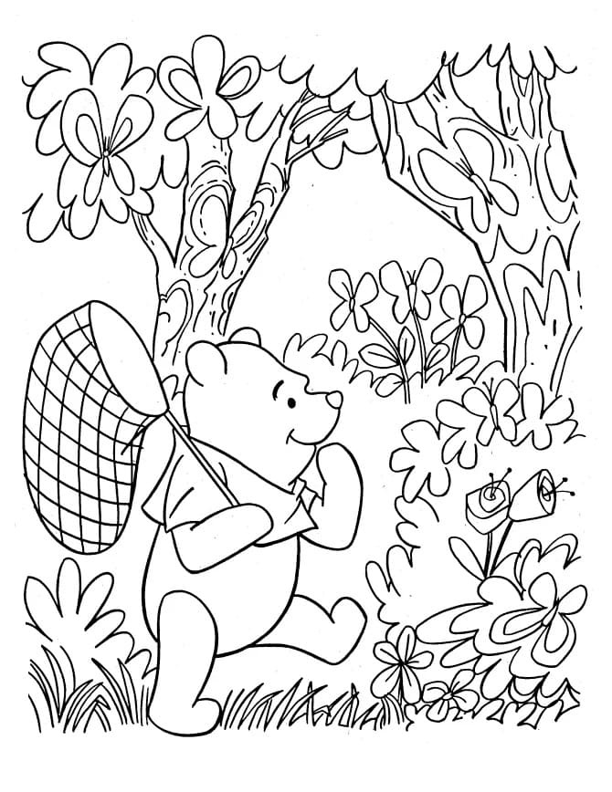 Winnie the pooh de colorat p05