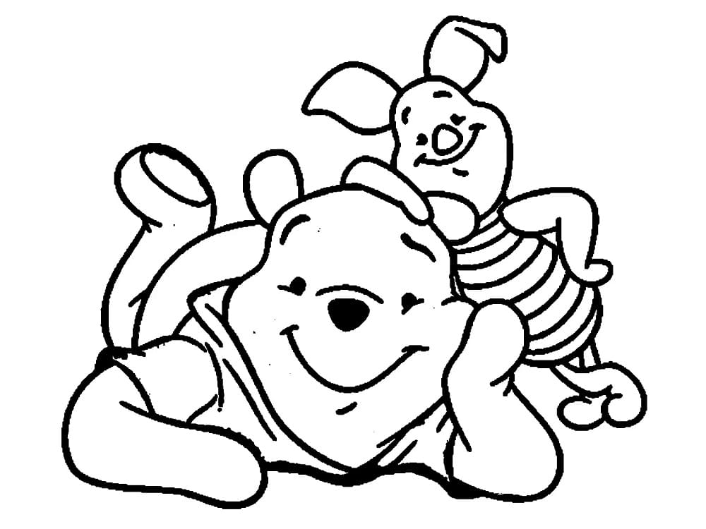 Winnie the pooh de colorat p16