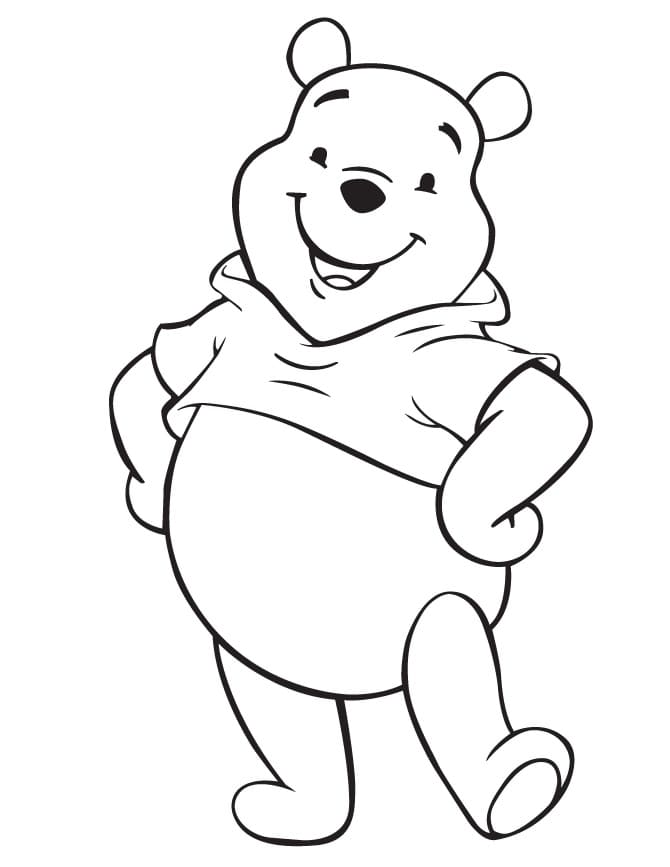 Winnie the pooh de colorat p25