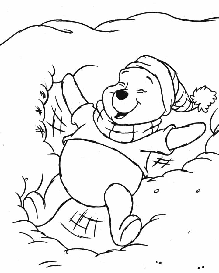 Winnie the pooh de colorat p34