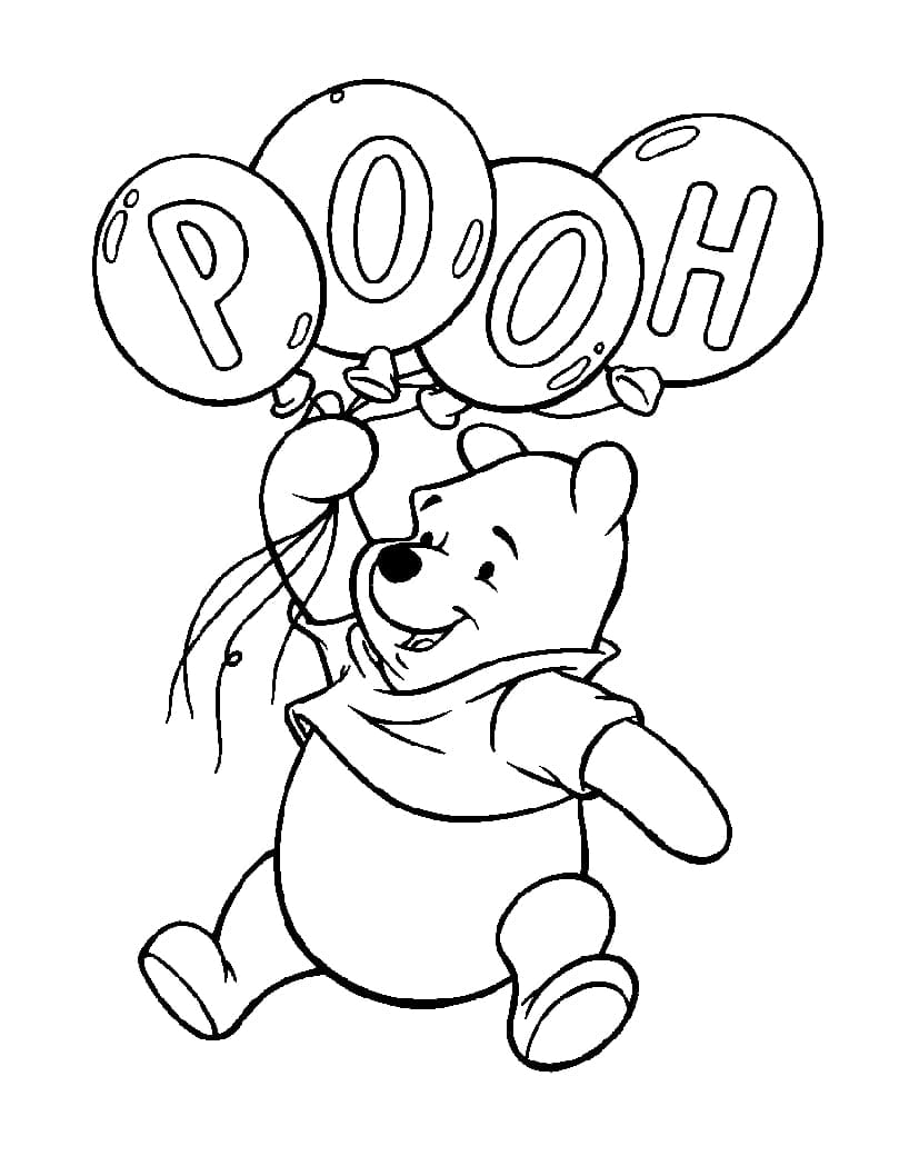 Winnie the pooh de colorat p60