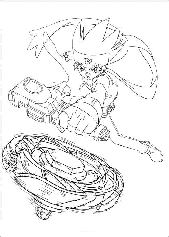 Beyblade de colorat p10