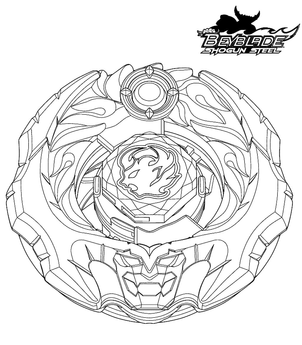 Beyblade de colorat p23