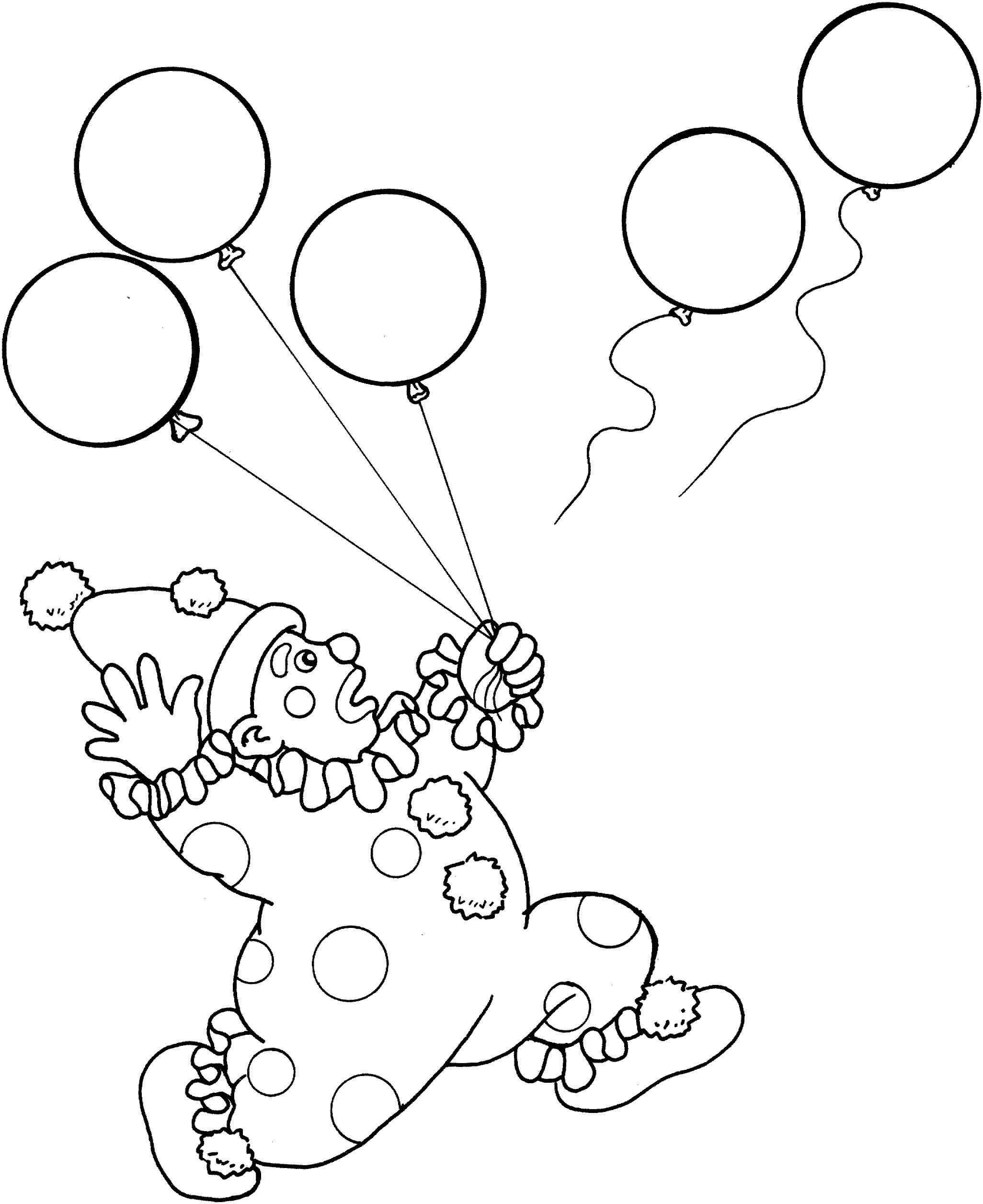 Clovn de colorat p04