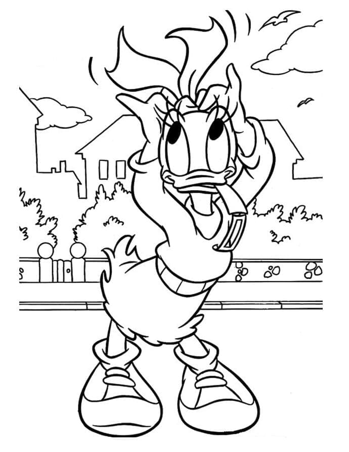 Daisy duck de colorat p21