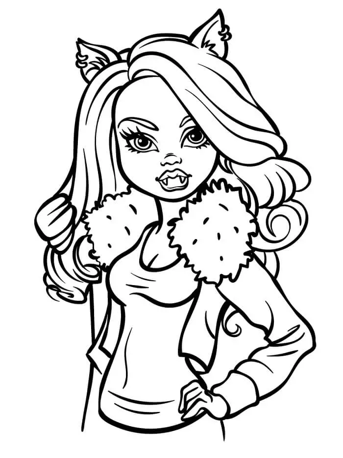 Fise de colorat cu Gratuite Monster High