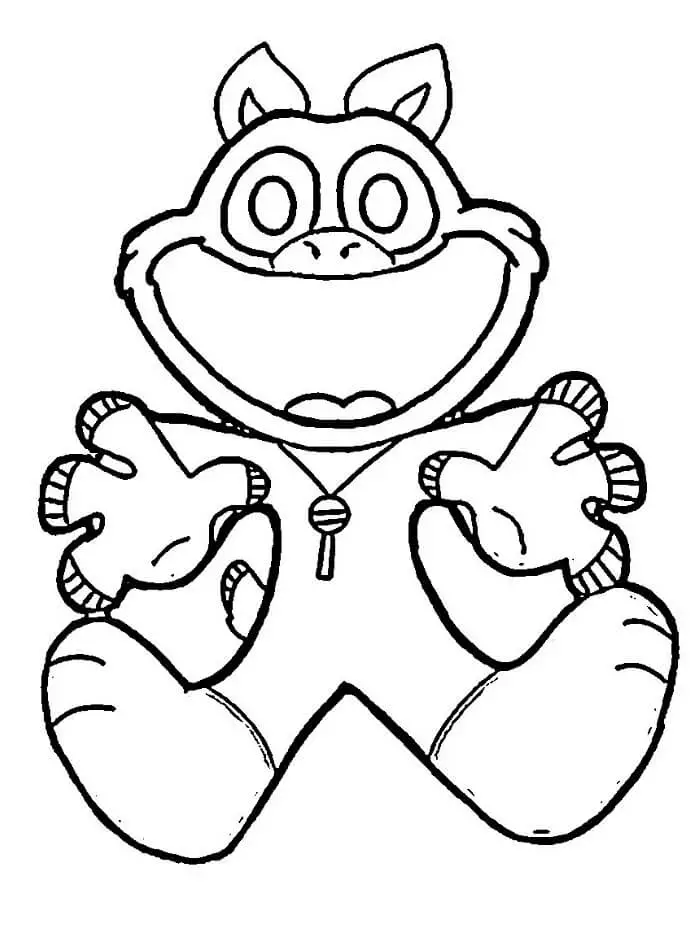Fise de colorat cu Imagine cu Smiling Critters
