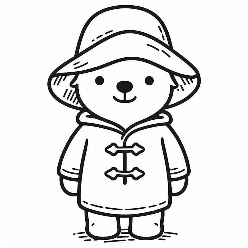 Fise de colorat cu Imprimabile Paddington