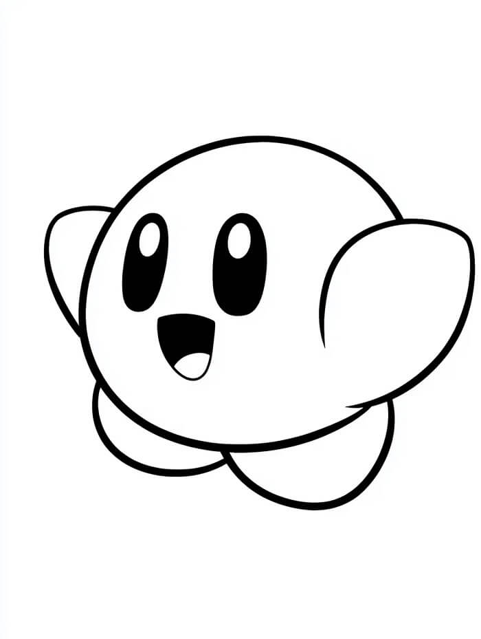 Fise de colorat cu Kirby de colorat p29