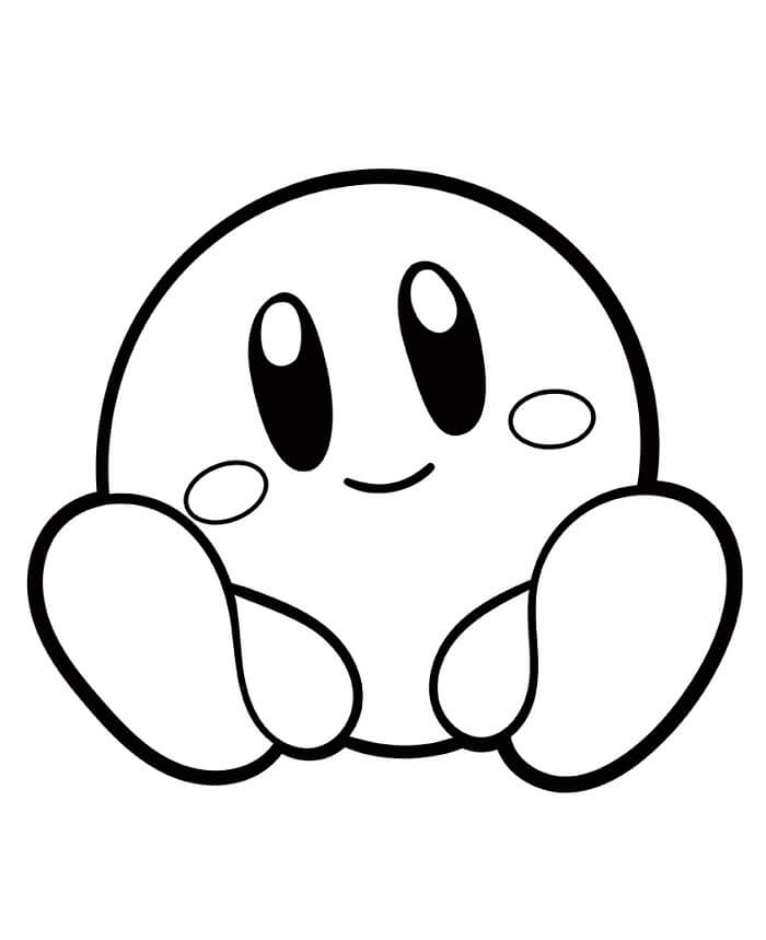 Fise de colorat cu Kirby de colorat p35