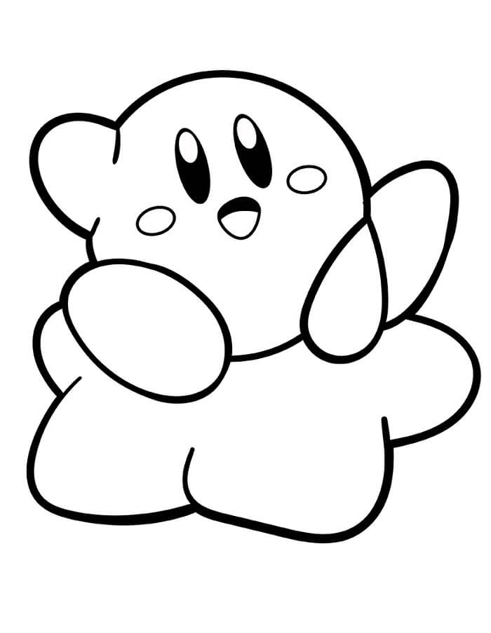 Fise de colorat cu Kirby de colorat p38