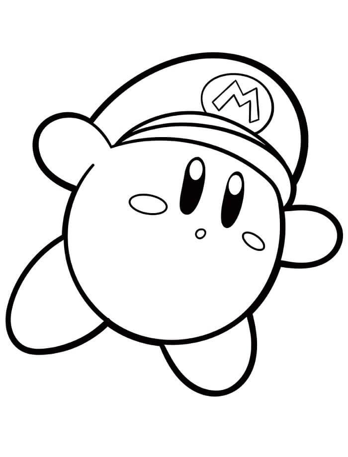Fise de colorat cu Kirby de colorat p39
