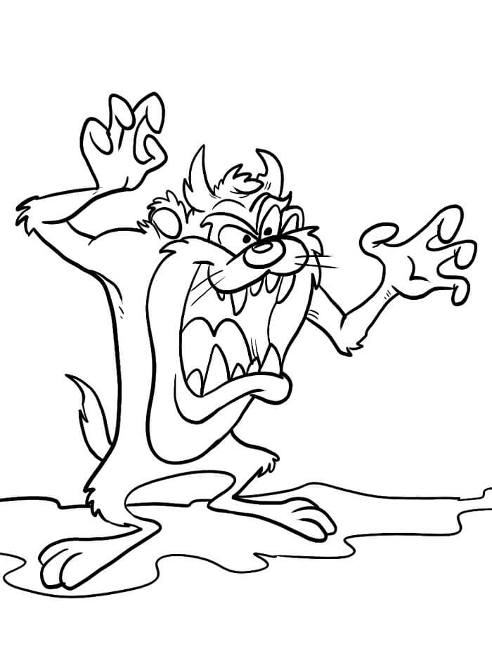 Fise de Colorat cu Looney Tunes Imprimabile