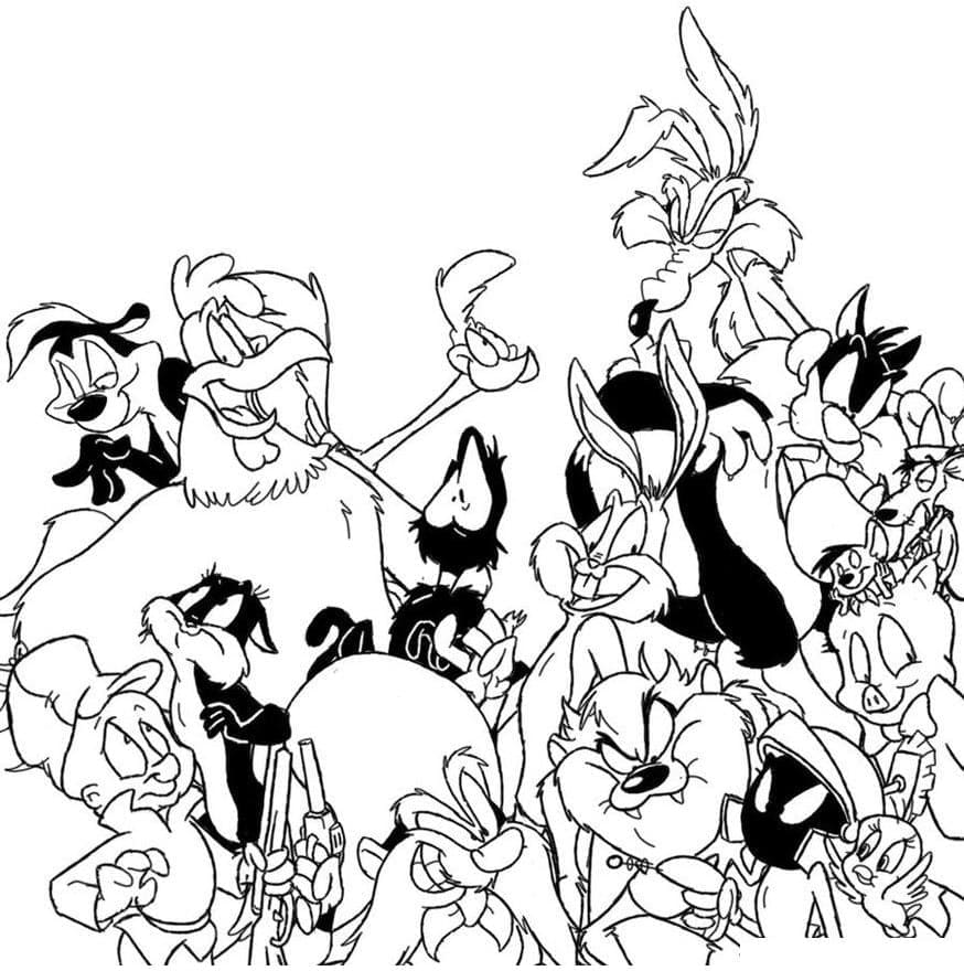 Looney tunes de colorat p53