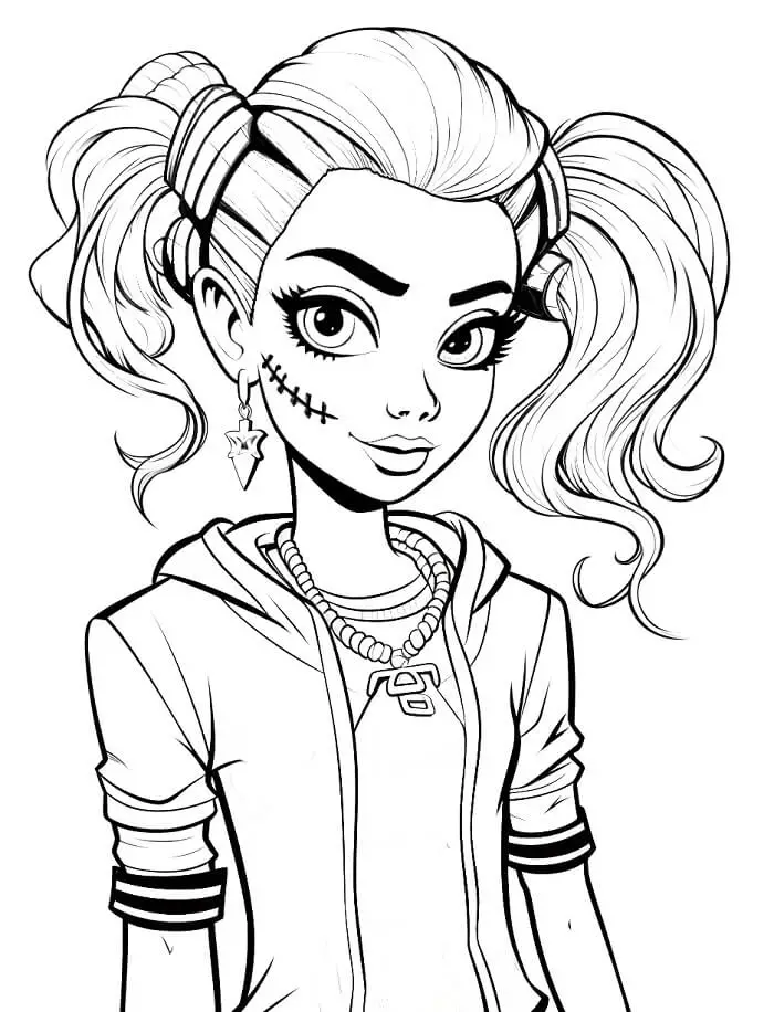 Fise de colorat cu Monster High Gratuite