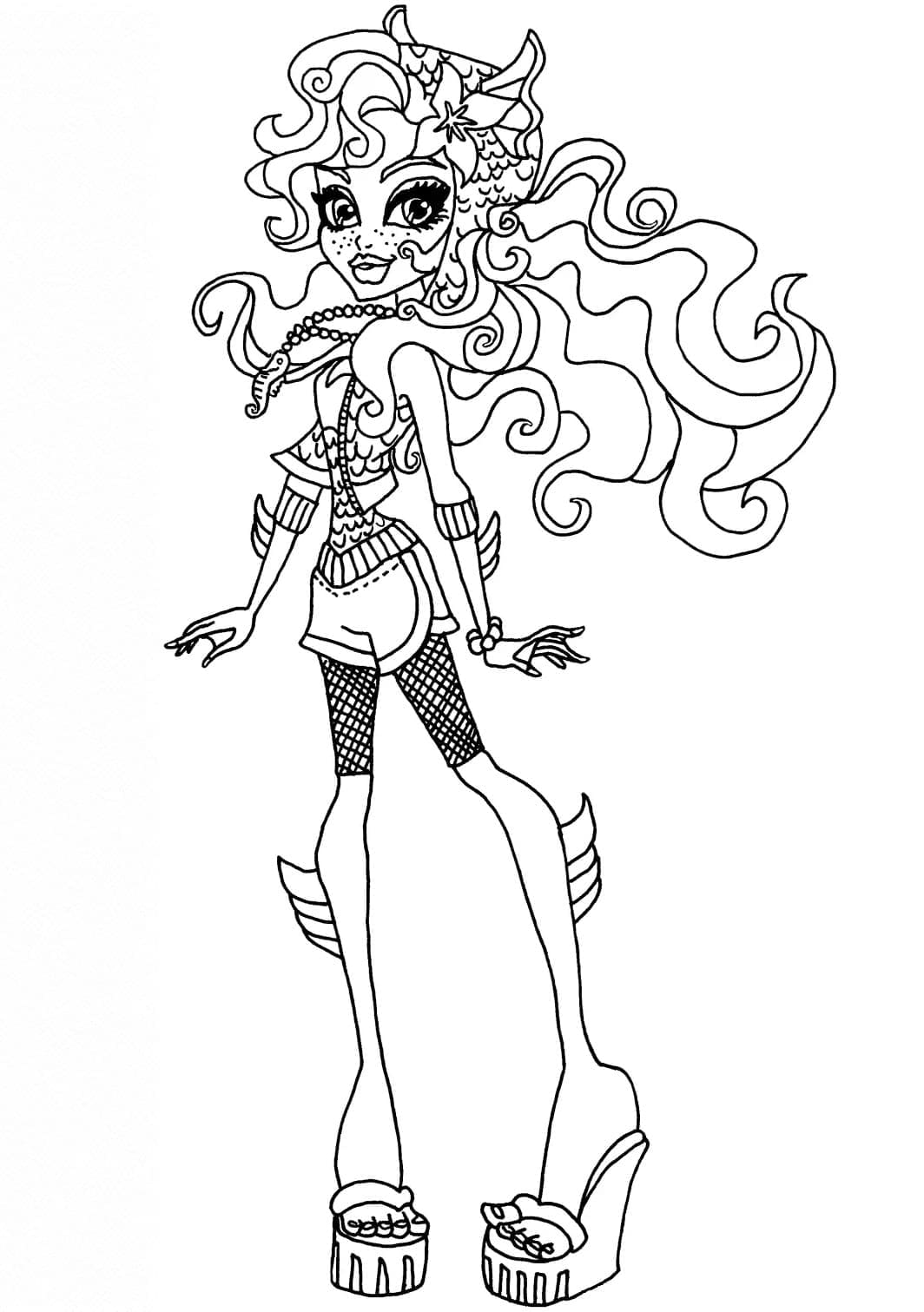 Monster high de colorat p06