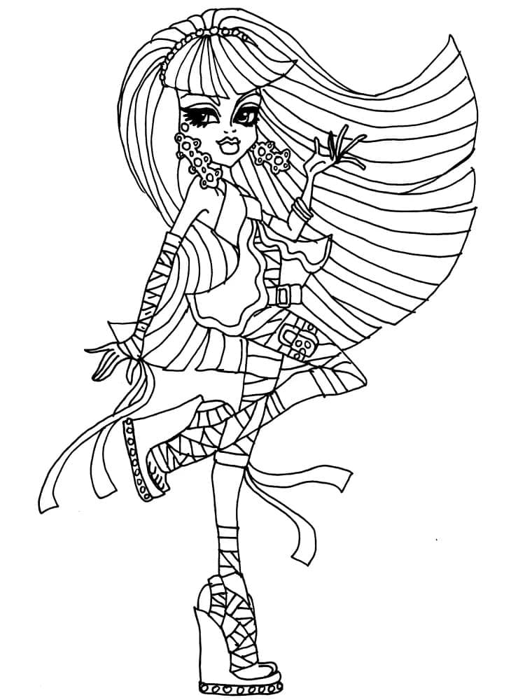 Monster high de colorat p12