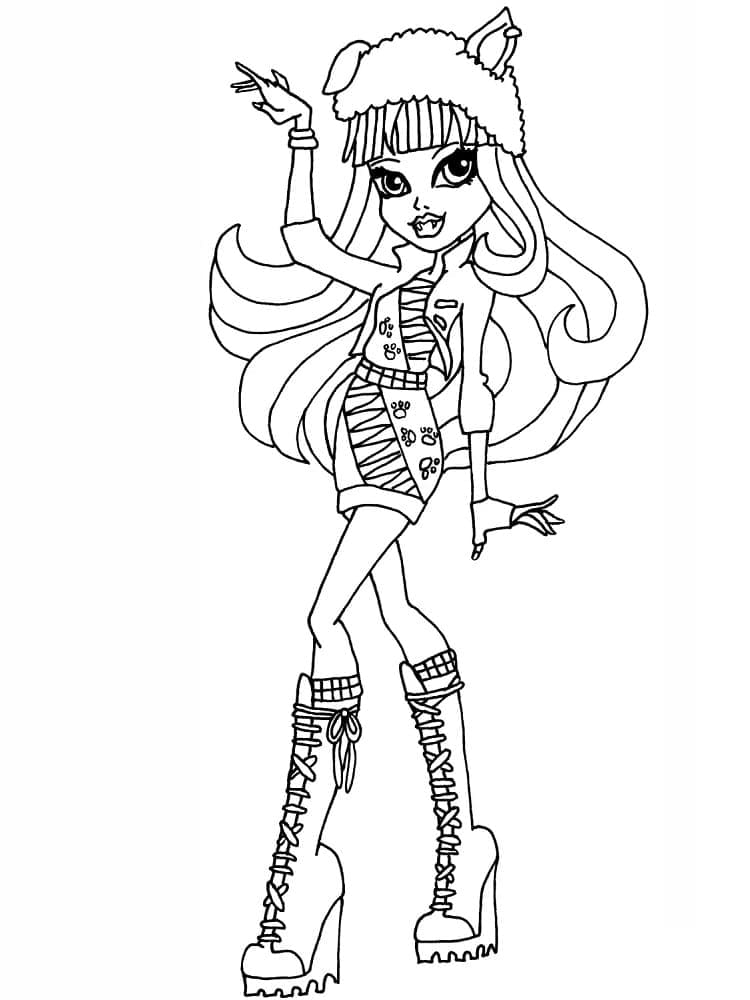 Monster high de colorat p14