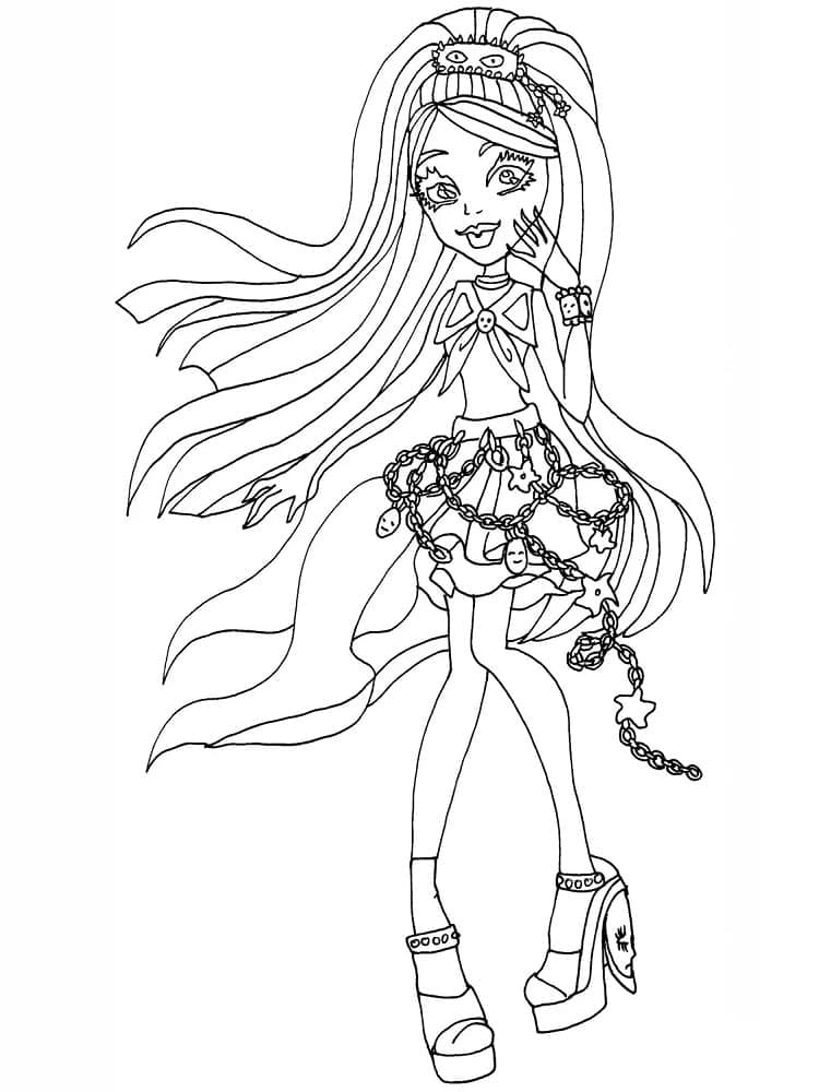 Monster high de colorat p15