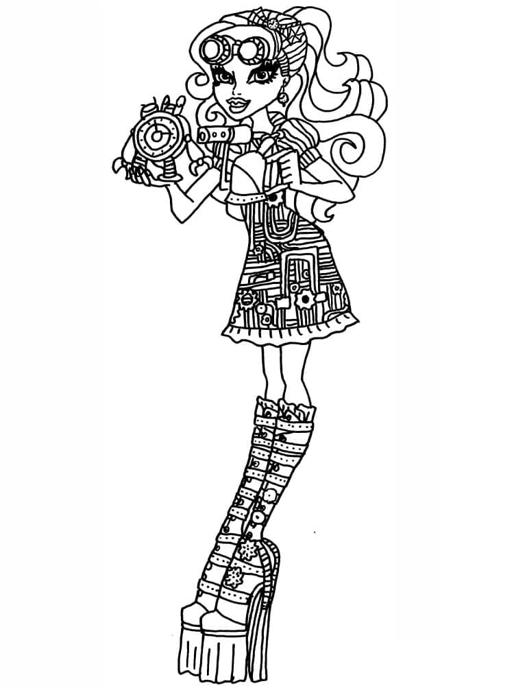 Monster high de colorat p21