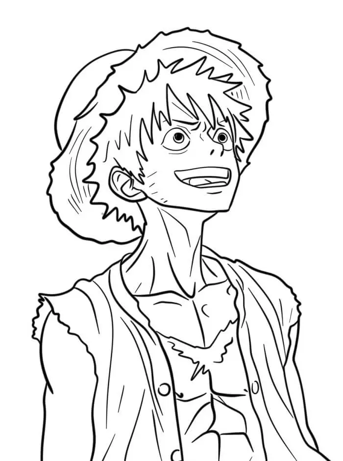 Fise de Colorat cu One Piece Imprimabile