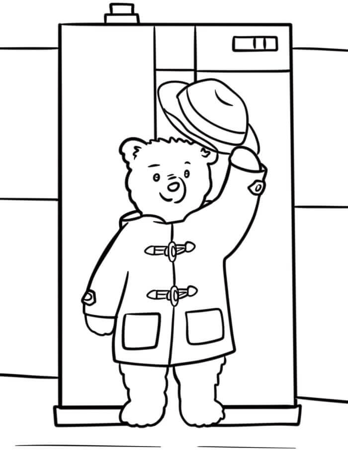 Fise de colorat cu Paddington Imprimabile