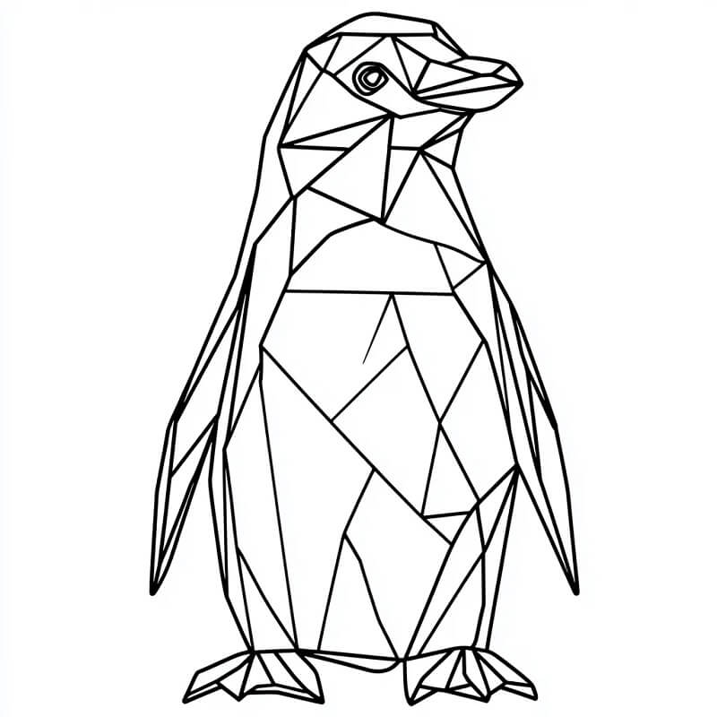 Fise de colorat cu Pinguin de colorat p16