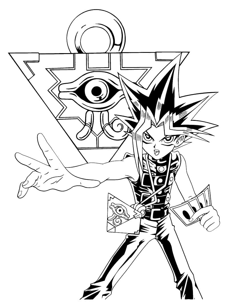 Yu-gi-oh de colorat p07