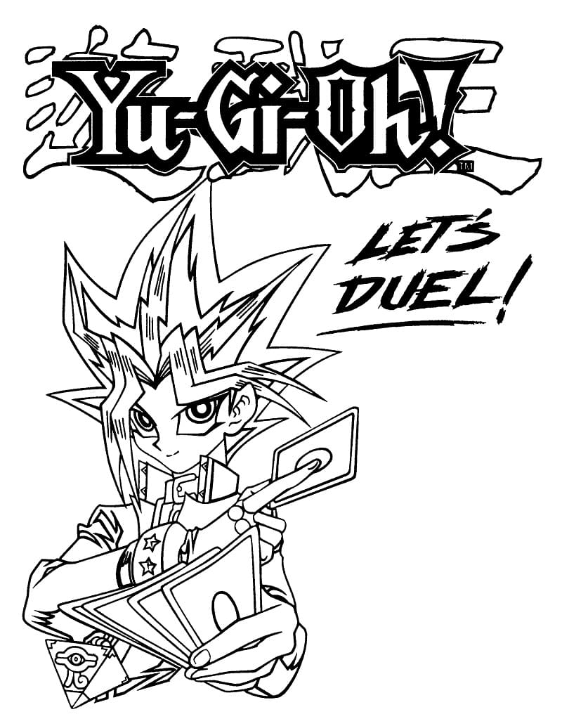 Yu-gi-oh de colorat p13