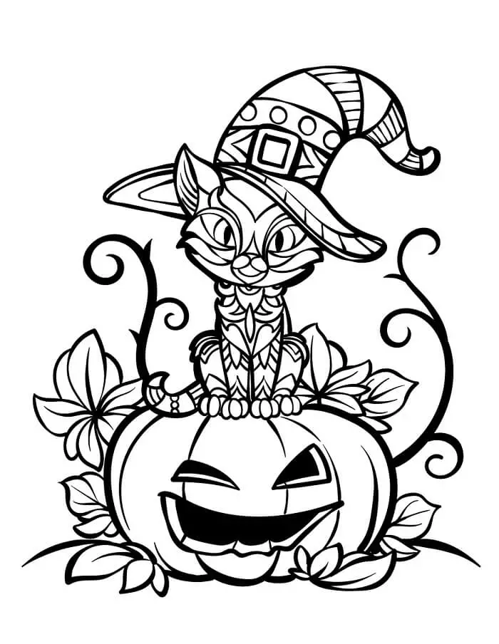Fise de Colorat cu Halloween Gratuite