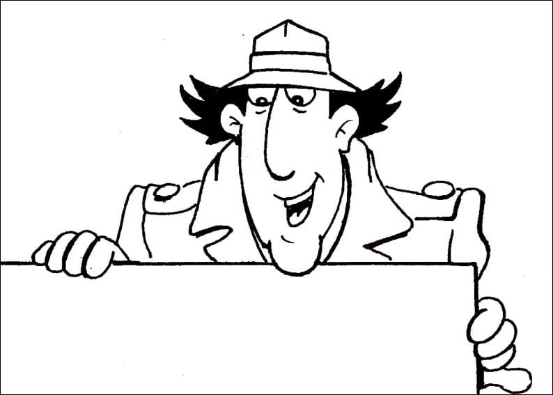 Inspector gadget de colorat p01