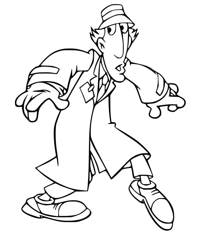 Inspector gadget de colorat p06